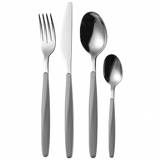 Набор из 24 столовых приборов Cutlery My Fusion, серые