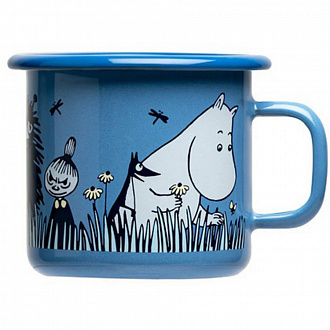 Кружка эмалированная Moomin, Друзья, 250 мл