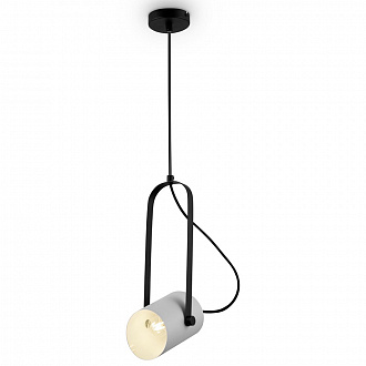 Светильник подвесной Loft, Elori, 1 лампа, Ø10х193,2 см, черно-белый
