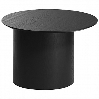 Столик со смещенным основанием Type, Ø60х41 см, черный