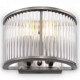 Светильник настенный Modern, 2 лампы, 10х20х15 см, никель