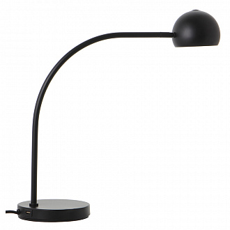 Лампа настольная Ball USB, 47,6хØ10 см, черная матовая