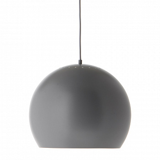 Лампа подвесная Ball, 33хØ40 см, серая матовая, серый шнур