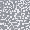 Изображение товара Набор из двух салфеток сервировочных серого цвета с принтом Спелая Смородина из коллекции Scandinavian touch, 45х45 см