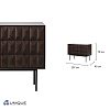 Изображение товара Комод Unique Furniture, Latina, 2 секции, 107х45х79 см