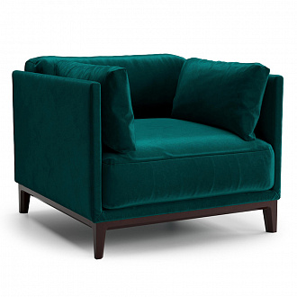 Кресло Case 920, темная береза/темно-зеленое