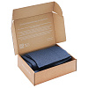 Изображение товара Набор из двух вафельных полотенец изо льна темно-синего цвета из коллекции Essential, 50х70 см