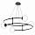 Светильник подвесной Modern, Balance, 4 лампы, Ø61х24,5 см, черный