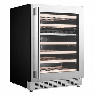 Холодильник винный Temptech Oslo OX60DX, стальной