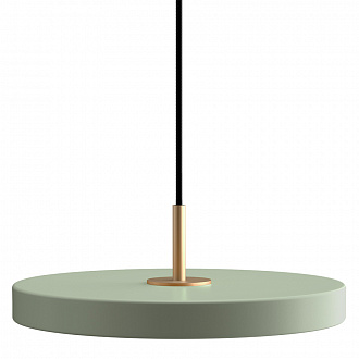 Светильник подвесной Asteria, Ø31x10,5 см, оливковый