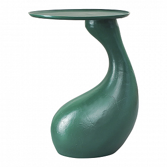 Столик приставной Tiu, Ø36 см, зеленый