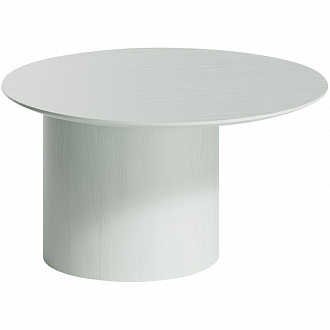 Столик со смещенным основанием Type, Ø70х41 см, белый