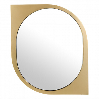 Зеркало настенное Halver, 79,5х51,8 см, золотое