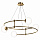 Светильник подвесной Modern, Balance, 4 лампы, Ø61х24,5 см, золото