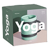 Изображение товара Кружка Doiy, Yoga Mug, зеленая, 12,5x9,5 см