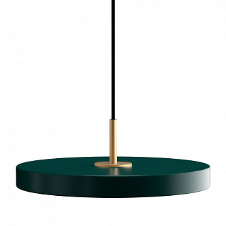 Светильник подвесной Asteria, Ø31х10,5 см, зеленый