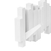 Изображение товара Вешалка настенная Sticks, 49,3 см, белая, 5 крючков