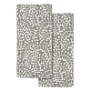 Изображение товара Набор из двух муслиновых полотенец серого цвета с принтом Спелая Смородина из коллекции Scandinavian touch, 50х70 см