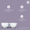 Изображение товара Набор чаш Tassen, Dreamy & Happy, 100 мл, белый, 2 шт.