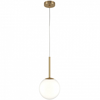 Светильник подвесной Modern, Basic form, 1 лампа, Ø18х36 см, золото