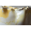 Изображение товара Ваза Медуза, 25 см, желтая/белая