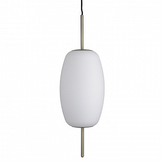 Лампа подвесная Silk, 62хØ20 см, белое опаловое стекло