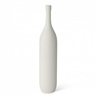 Бутылка декоративная, 36 см, серая