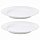 Набор из двух тарелок белого цвета из коллекции Edge, 26 см