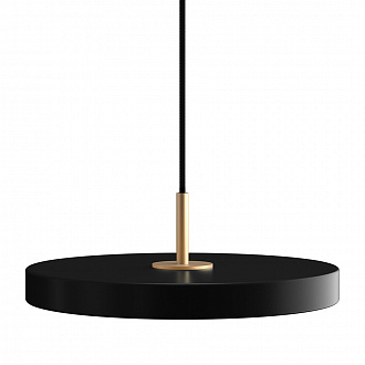 Светильник подвесной Asteria, Ø31х10,5 см, черный