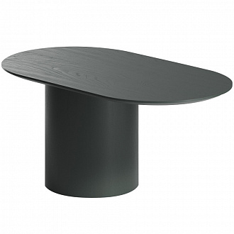 Столик овальный Type, 40х60х37,5 см, темно-серый