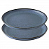 Набор тарелок Cosmic Kitchen, Ø21 см, 2 шт. (голубые)