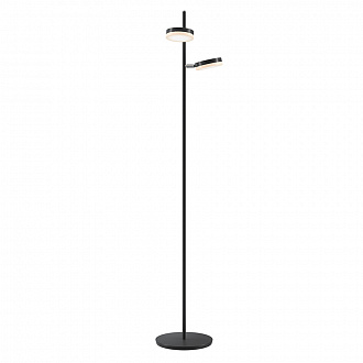 Торшер Modern, Fad, 2 лампы, 28,3х25х145 см, матовый черный