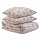 Комплект постельного белья из сатина с принтом "Цветы" из коллекции Prairie, 200х220 см