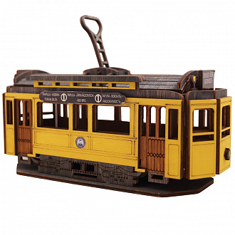Фигура декоративная Трамвай, 8,5 см