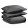 Комплект постельного белья из сатина темно-серого цвета из коллекции Wild, 150х200 см