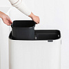 Изображение товара Бак для мусора Brabantia, Touch Bin Bo Hi, 2х30 л, белый