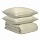Комплект постельного белья из сатина серо-бежевого цвета с брашинг-эффектом из коллекции Essential, 150х200 см