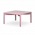 Столик кофейный Saga, 75х75 см, розовый