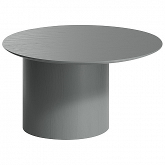 Столик со смещенным основанием Type, Ø70х41 см, серый