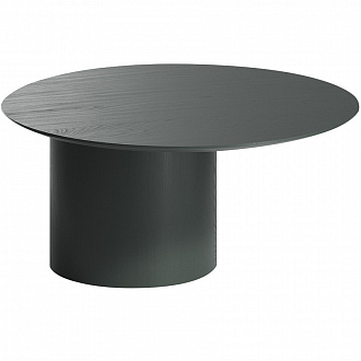 Столик со смещенным основанием Type, Ø80х41 см, темно-серый