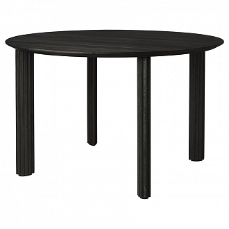 Стол обеденный Comfort Circle, Ø120х74,7 см, черный дуб
