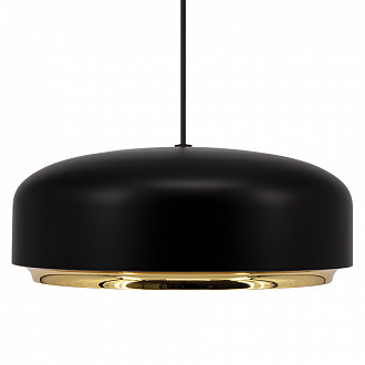 Светильник подвесной Hazel, Ø40x16 см, черный