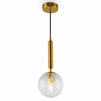 Светильник подвесной Modern, Zelda, 1 лампа, Ø15х42 см, латунь