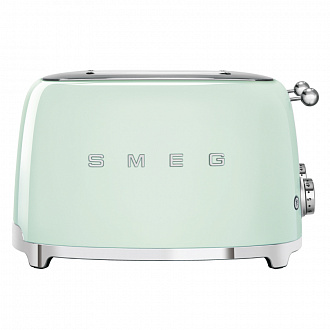 Тостер на 4 ломтика Smeg, пастельно-зеленый