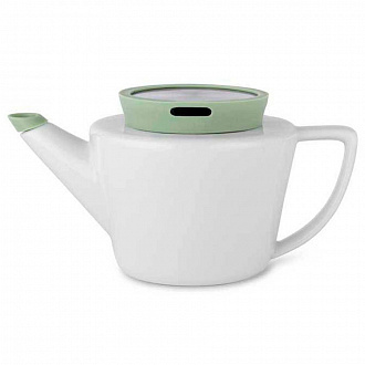 Чайник заварочный с ситечком Viva Scandinavia, Infusion, 500 мл, бело-зеленый