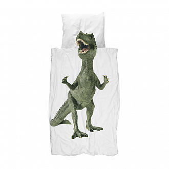 Комплект постельного белья Тираннозавр Рекс, полутораспальный