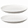 Набор из двух тарелок белого цвета из коллекции Kitchen Spirit, 21 см