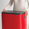 Изображение товара Бак для мусора Brabantia, Bo, Touch Bin, 2х30 л, пламенно-красный