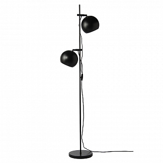 Лампа напольная Ball Double, 149хØ18 см, черная матовая