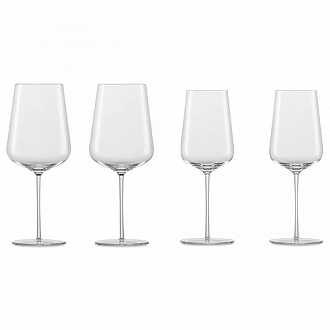 Набор бокалов для красного и белого вина Vervino, 742/487 мл, 4 шт.